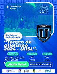 Torneo de Atletismo UNSL @ San Luis